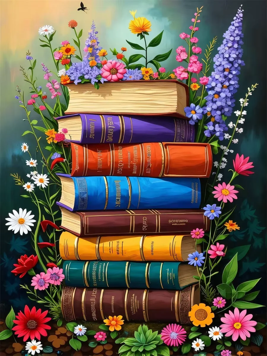 Resin Art Book - Diamond Painting Book Landscape Diamond Mosaic