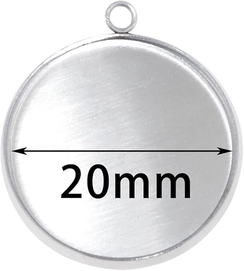 20 Pieces Stainless Steel Roun - Resin Art Handmade review and price