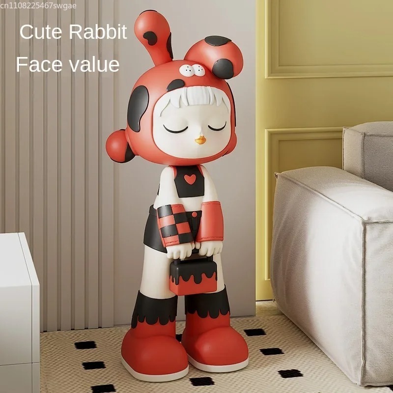 Art Cartoon Girl Statue Indoor - Resin Art Craft review and price