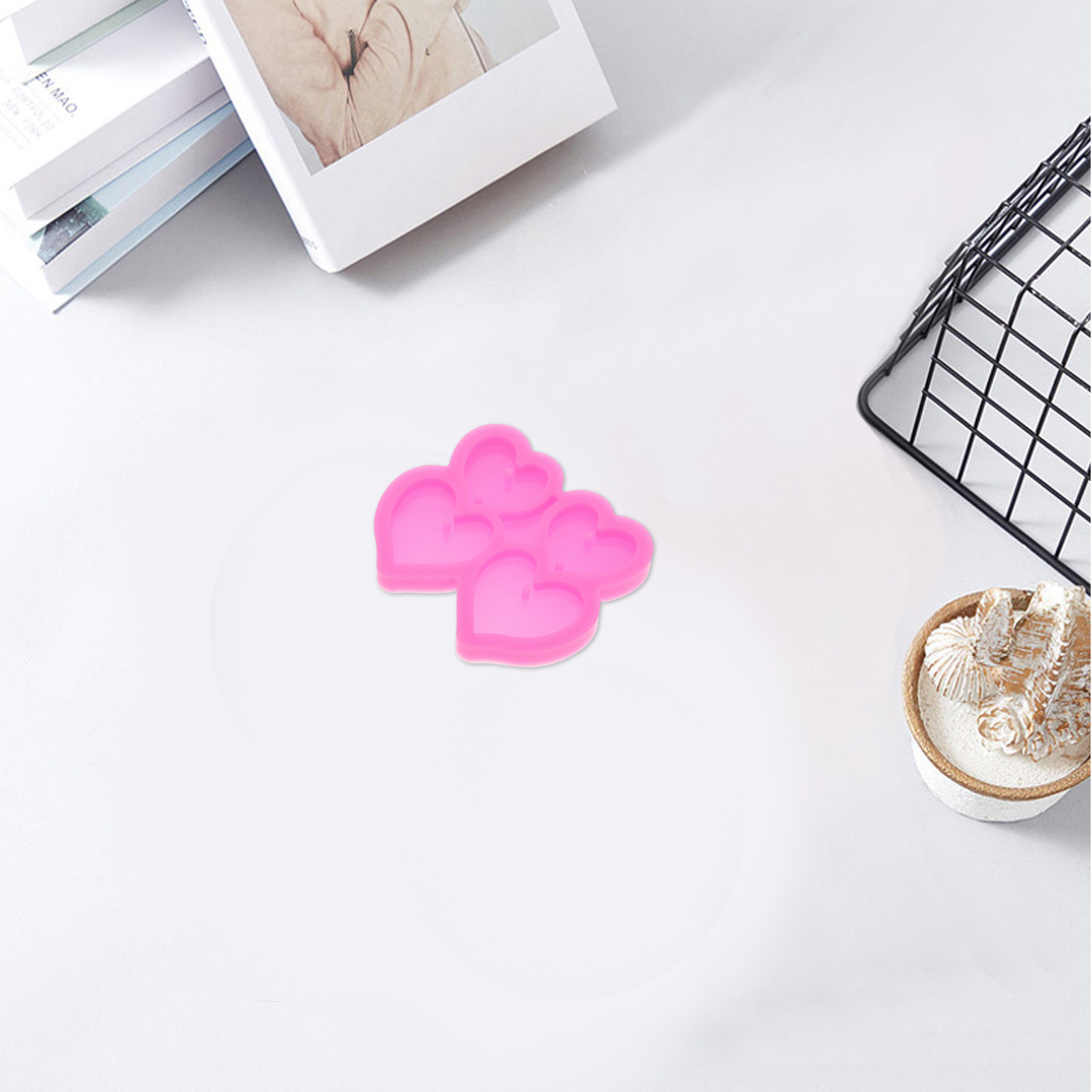 Heart Shape Silicone Mold for  - Resin Art A Keychain review and price
