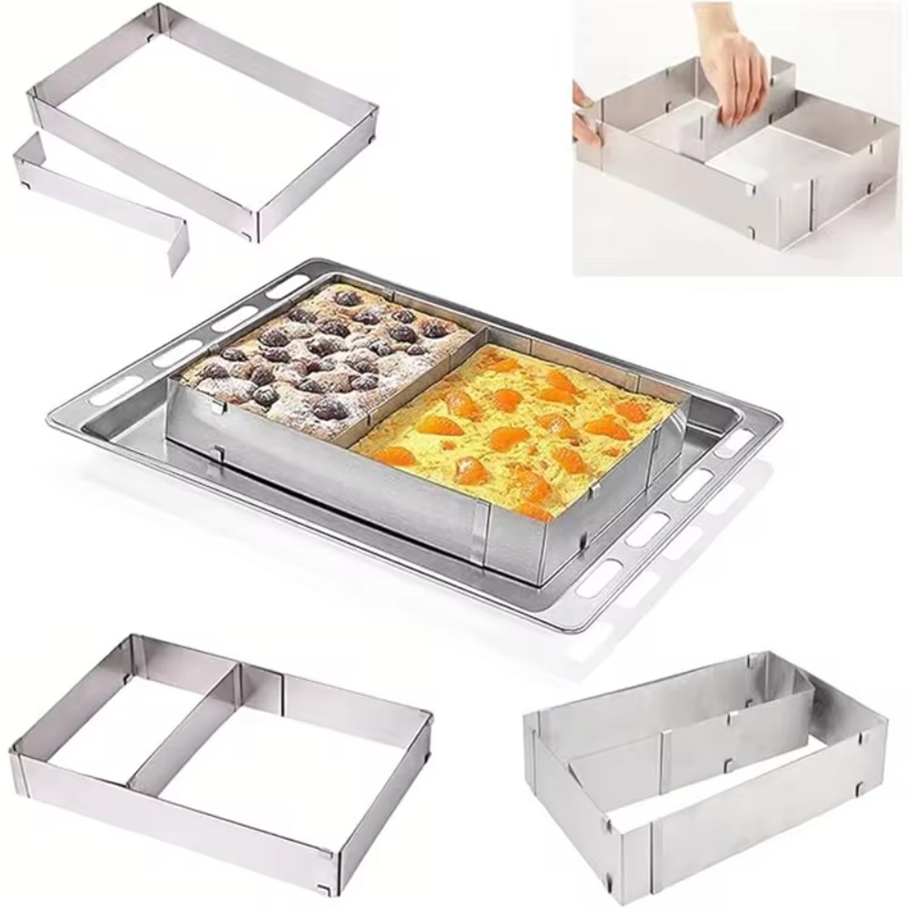 Stainless Steel Adjustable Mou - Tray Mold Rectangle review and price