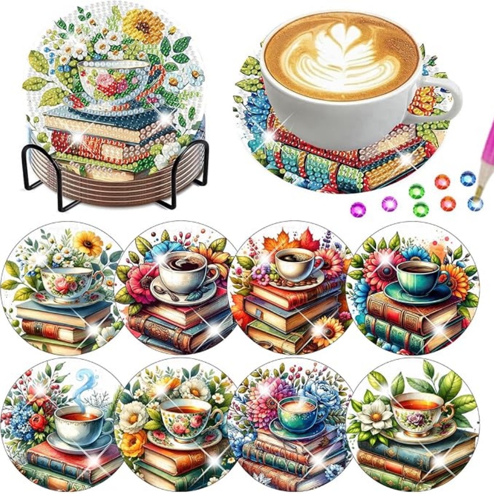8PCS/DIY Diamond Art Painting  - Resin Art Book review and price