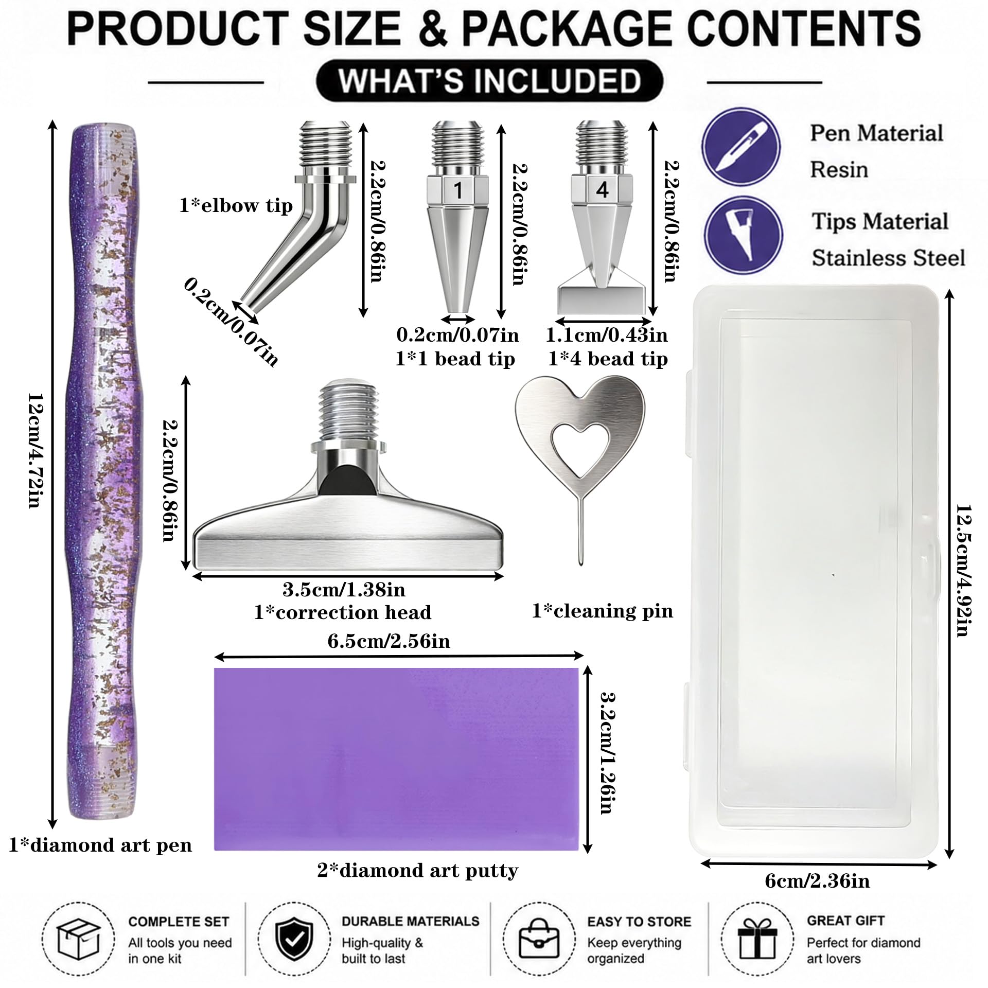Diamond painting art pen, with - Resin Art Craft review and price