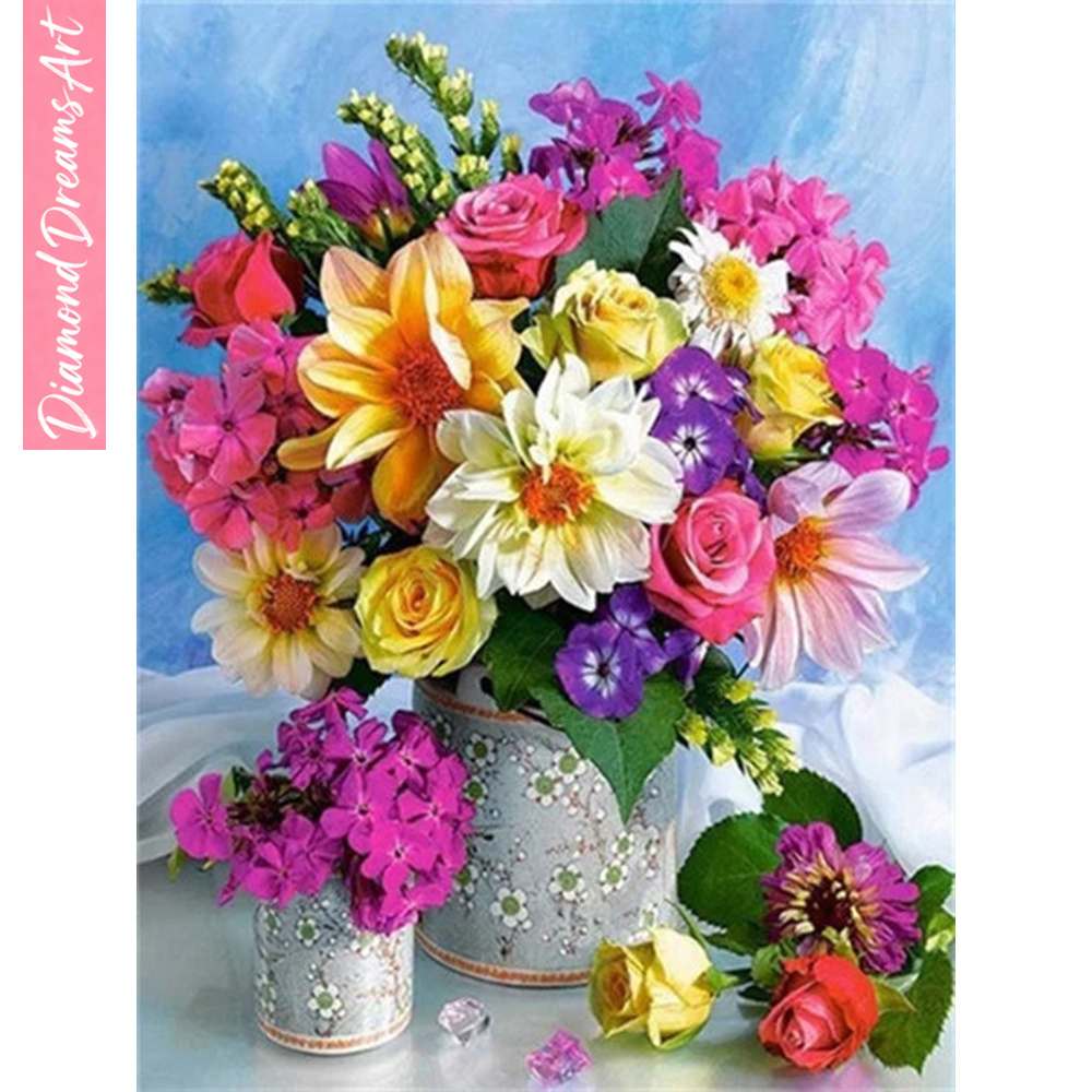 Full Diamond Mosaic Flower 5D  - Resin Art Flower review and price