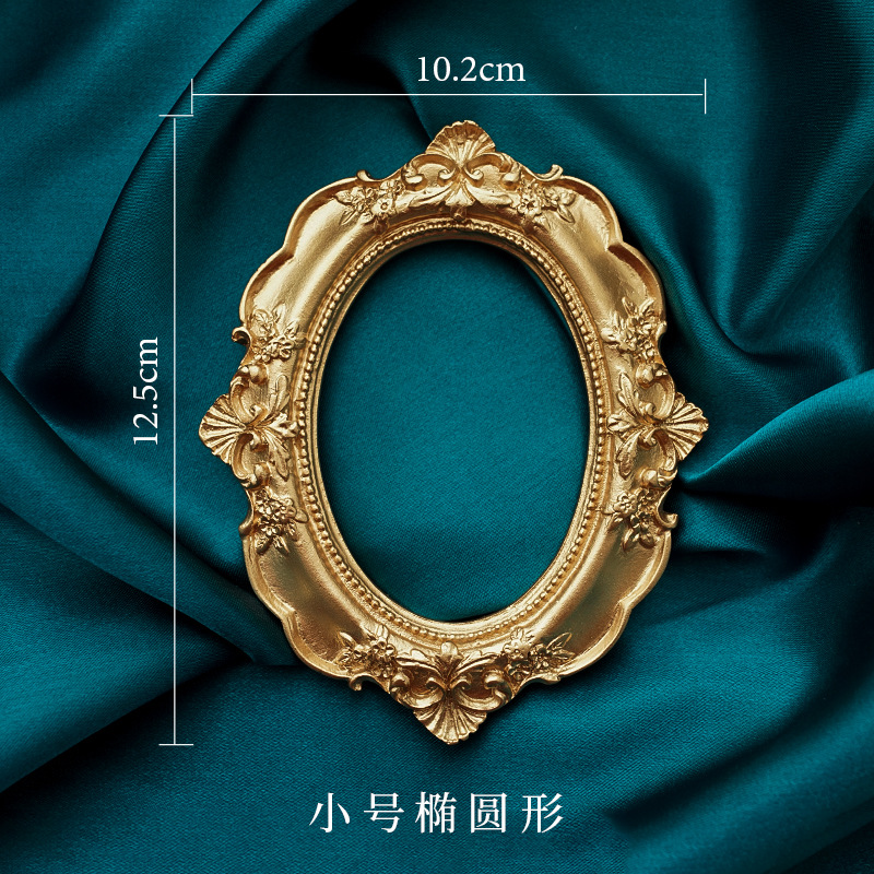 Golden Retro Photo Frame Nail  - Resin Art Photo Frame review and price