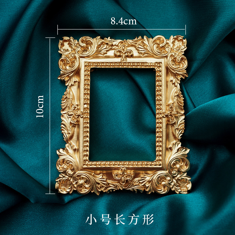 Golden Retro Photo Frame Nail  - Resin Art Photo Frame review and price