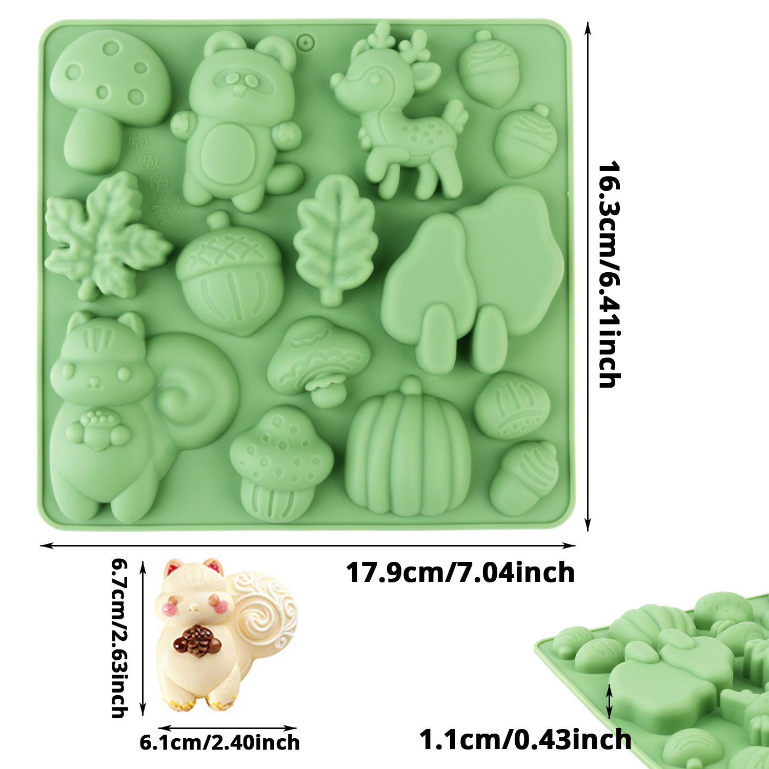 1 Silicone Cake Mold in the Sh - Resin Art Craft review and price