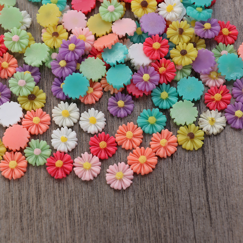 200Pcs 13Mm Resin Daisy Flower - Resin Art Flower review and price