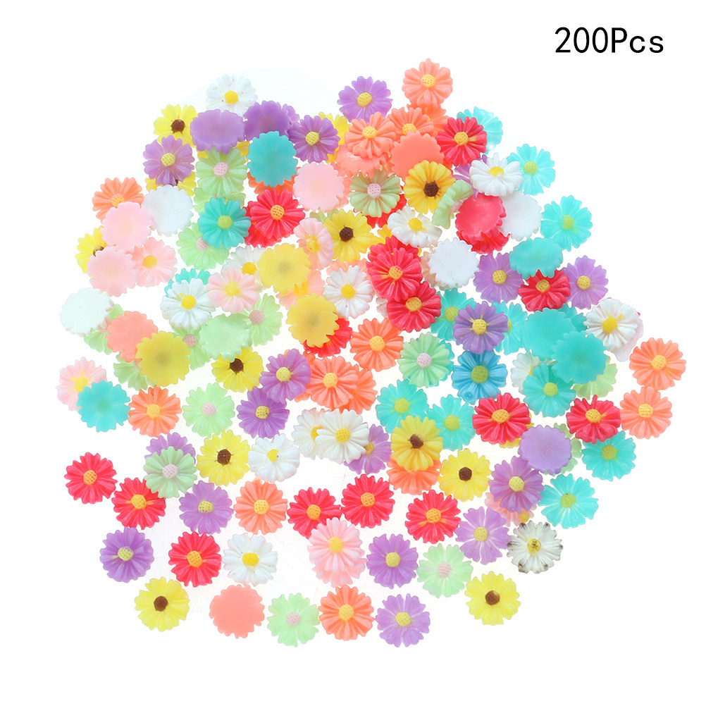 200Pcs 13Mm Resin Daisy Flower - Resin Art Flower review and price