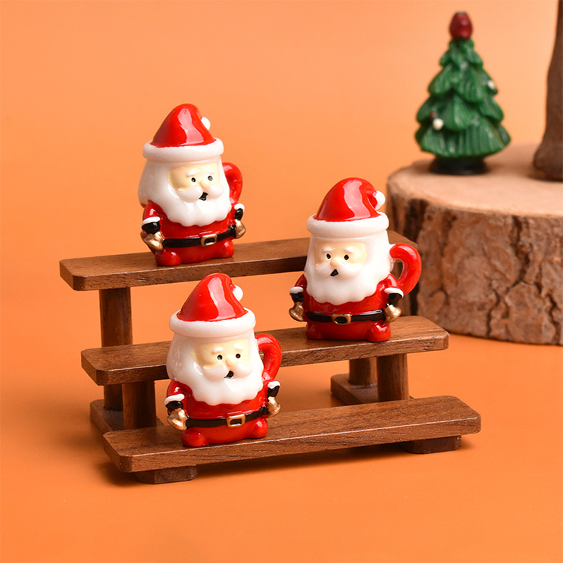 Mini Santa Teacup Ornament - R - Resin Art Handmade review and price