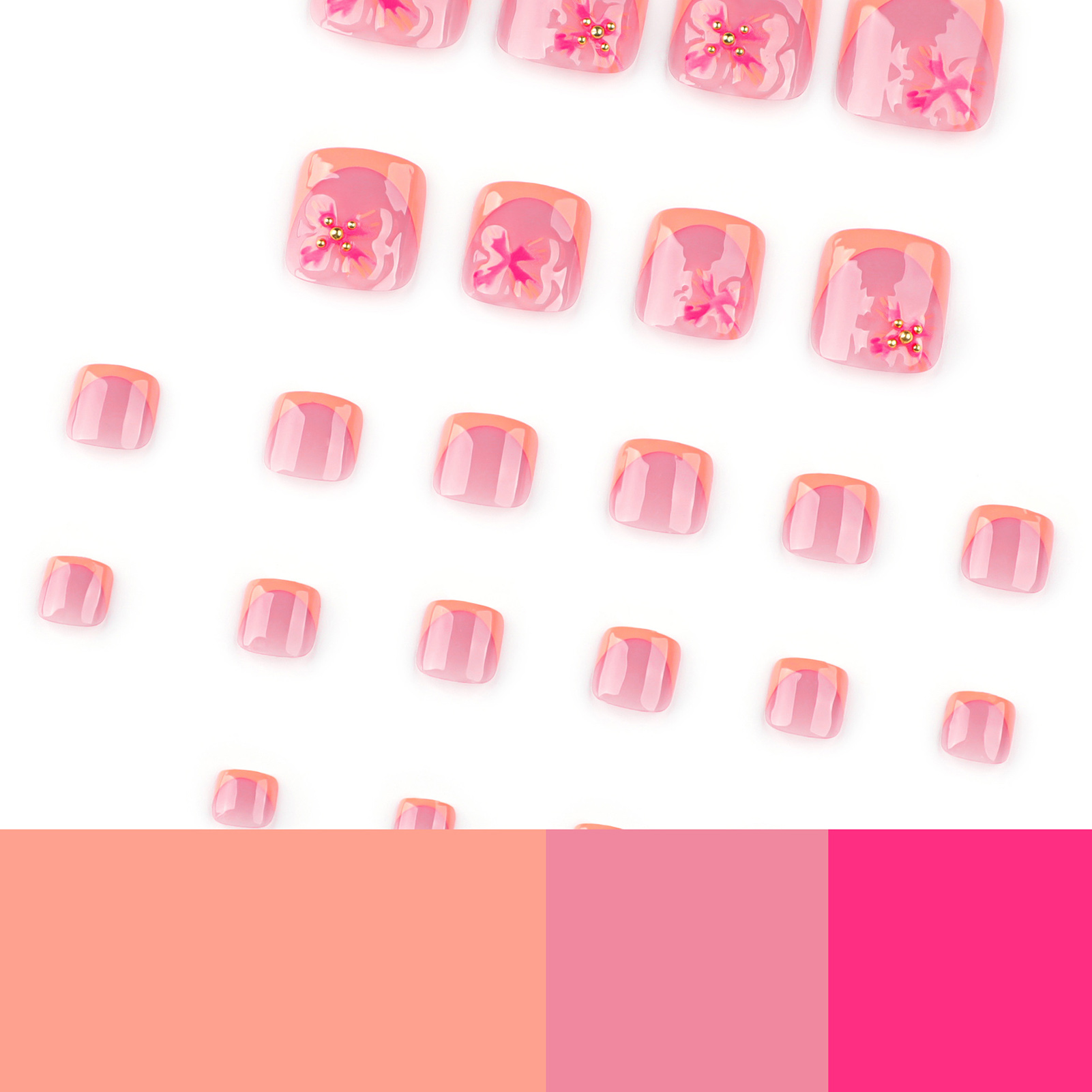 24pcs Charming Flower Pattern  - Resin Art Flower review and price