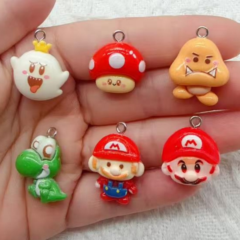 10pcs resin cartoon pendant, D - Resin Art Handmade review and price