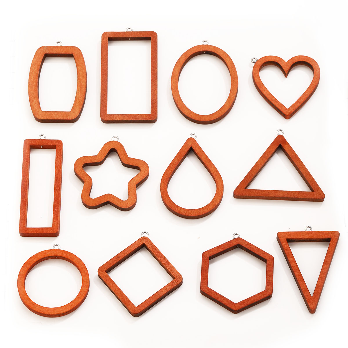 10PCS Triangle Rectangle Wood  - Resin Art Handmade review and price
