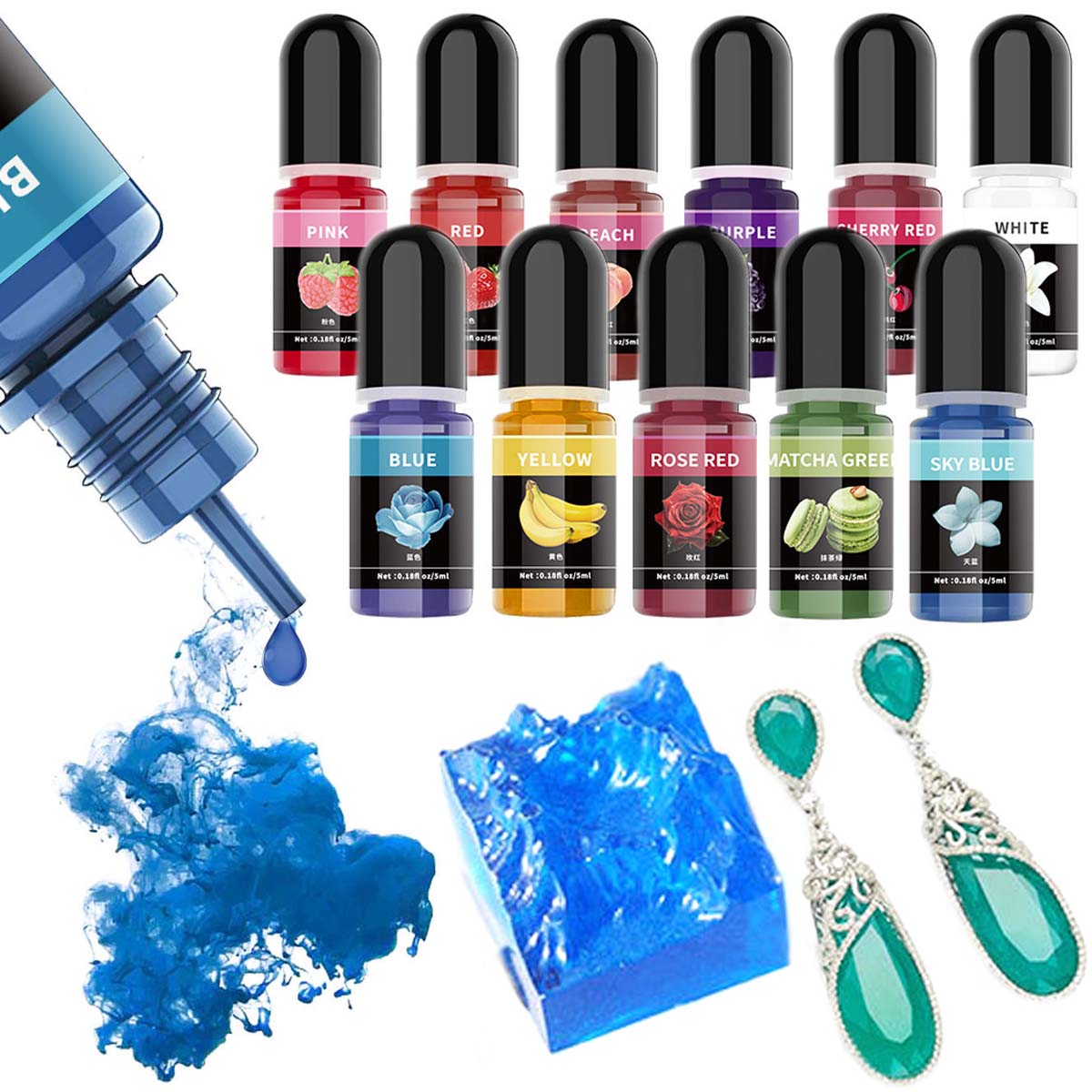 5ml/Bottle Epoxy Resin Pigment - Resin Dye Opaque review and price