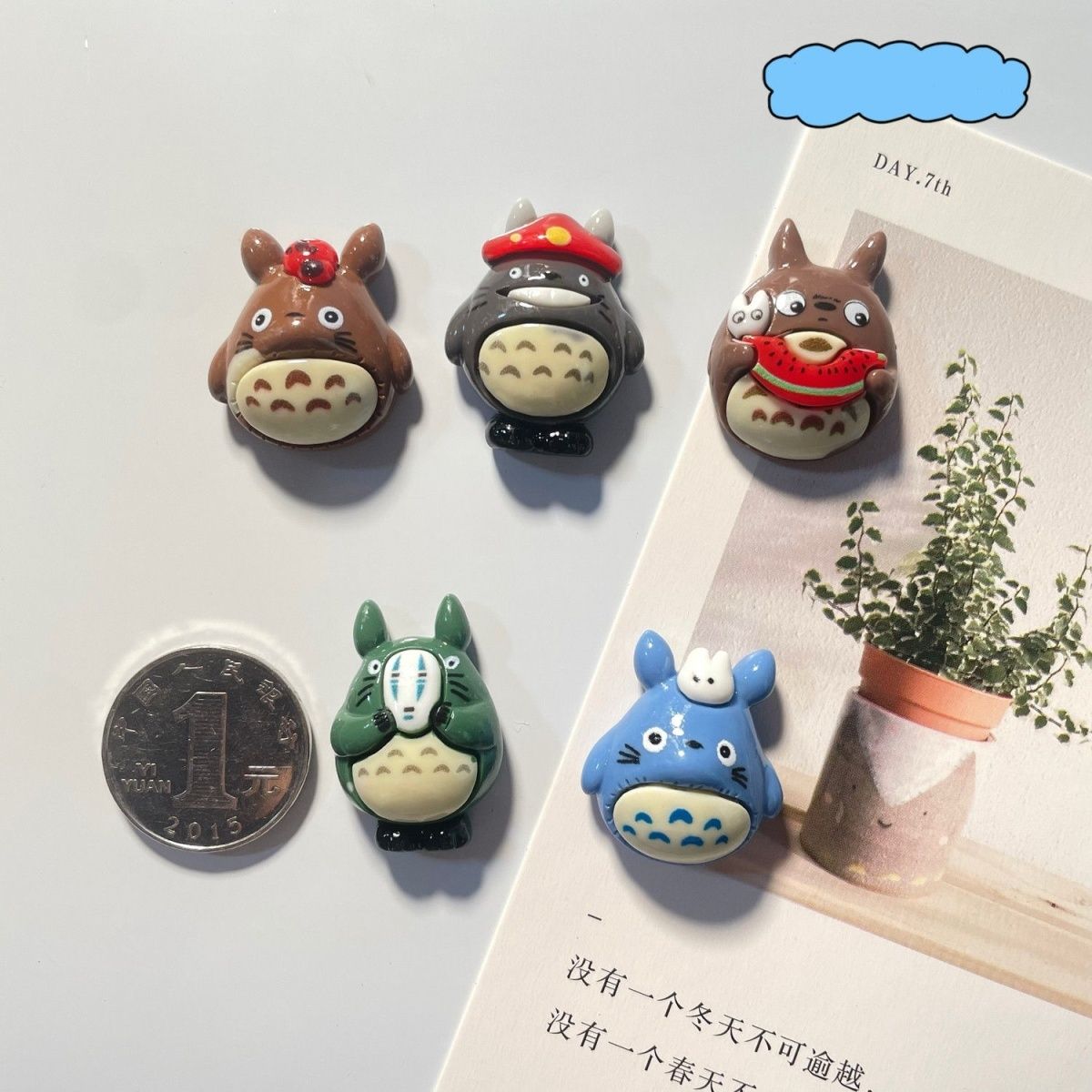 Totoro Anime Resin Fridge Magn - Resin Art Anime review and price